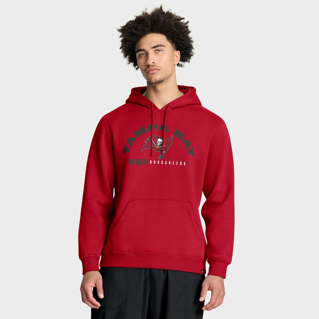 Men 2026 NFL Tampa Bay Buccaneers red Hoodie hooded style 01